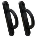 2pcs Truck Caps Rotary Latch 5423020000 Assembly Spare Parts Black Plates For Glass Doors