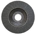 Weiler 51121 Tiger Paw High Performance Abrasive Flap Disc Type 29 Angled Style Phenolic Backing Zirconia Alumina 4-1 2 
