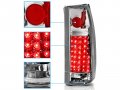 Amerilite Crystal Chrome Led Tail Lights Set For Chevy Gmc Ck 1500 2500 3500 Pickup Truck Suv Passenger And Driver Side