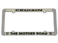 Highway Route 66 License Plate Frame Cruisin The Mother Road Powder Coated For Car Model 966114