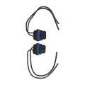 Gmc C3500 1998 1999 2000 High Temperature Socket Plastic Terminal Spade Type Female 2 Pieces Wire 8 Inches With 1 Excluded