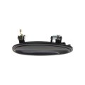 Exterior Door Handles Rear Driver And Passenger Side Pair For Chevy Malibu 1997 2003 Smooth Black Without Key Hole Gm1521107 