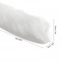 Uxcell Self Adhesive Brush Seal Weather Stripping 7 8 X 3 49ft Door Strip For Sliding Sash Window Wardrobe White
