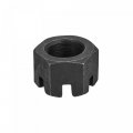 Uxcell M30x1 5mm Hexagon Slotted Nut Grade 4 8 Carbon Steel Hex Castle Nuts Black