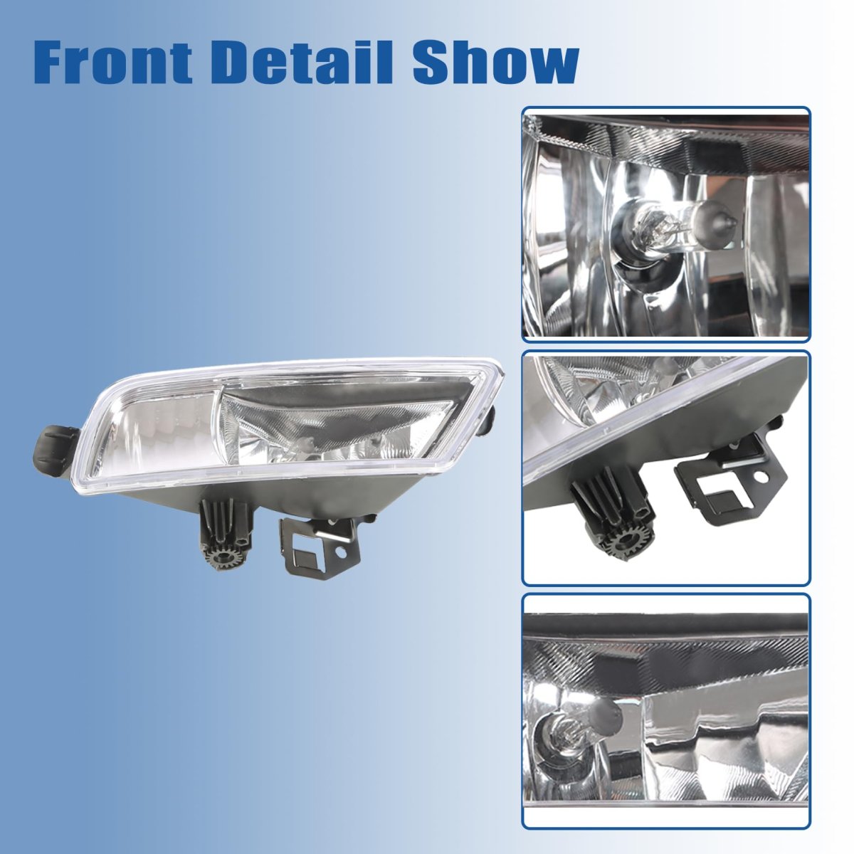 2 Pack Clear Fog Light Kit Replacement For 2015 2016 Honda Cr-v Left Right Side Bumper Lamps With Switch Bulbs Bezels
