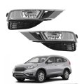 2 Pack Clear Fog Light Kit Replacement For 2015 2016 Honda Cr-v Left Right Side Bumper Lamps With Switch Bulbs Bezels