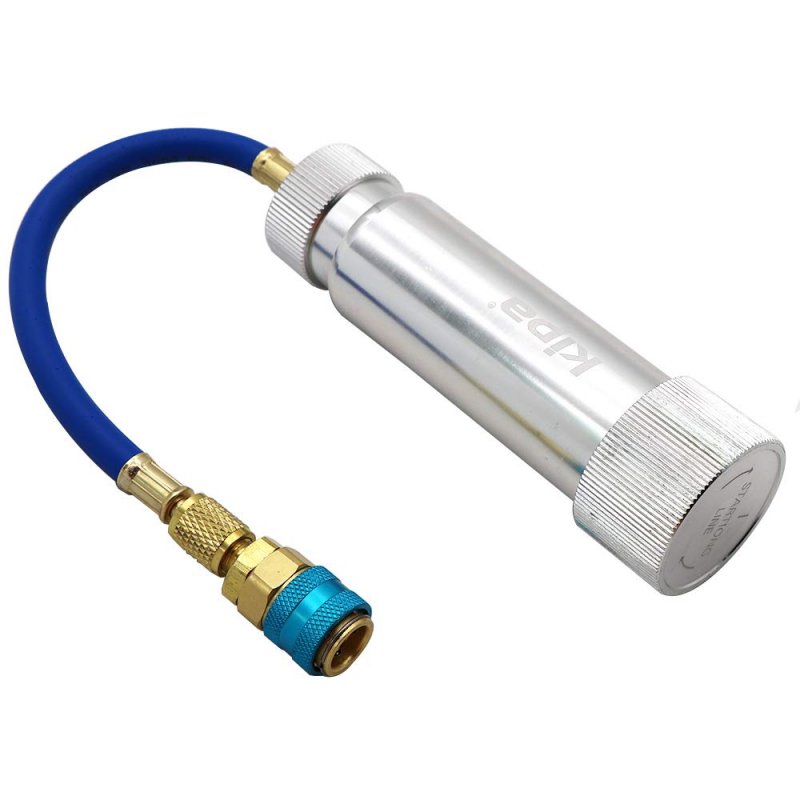 A Oil And Dye Injector With R-134a Snap Quick Coupler 1 4 Sae Auto A C Ac Injection Tool Fillecc Oil And Dye Injector With