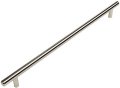 Cosmas 10 Pack 305-320sn Satin Nickel Cabinet Hardware Euro Style Bar Handle Pull 12-5 8 320mm Hole Centers 15 Overall Length 