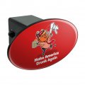 Trump Make America Drunk Again With Beer Oval Tow Trailer Hitch Cover Plug Insert