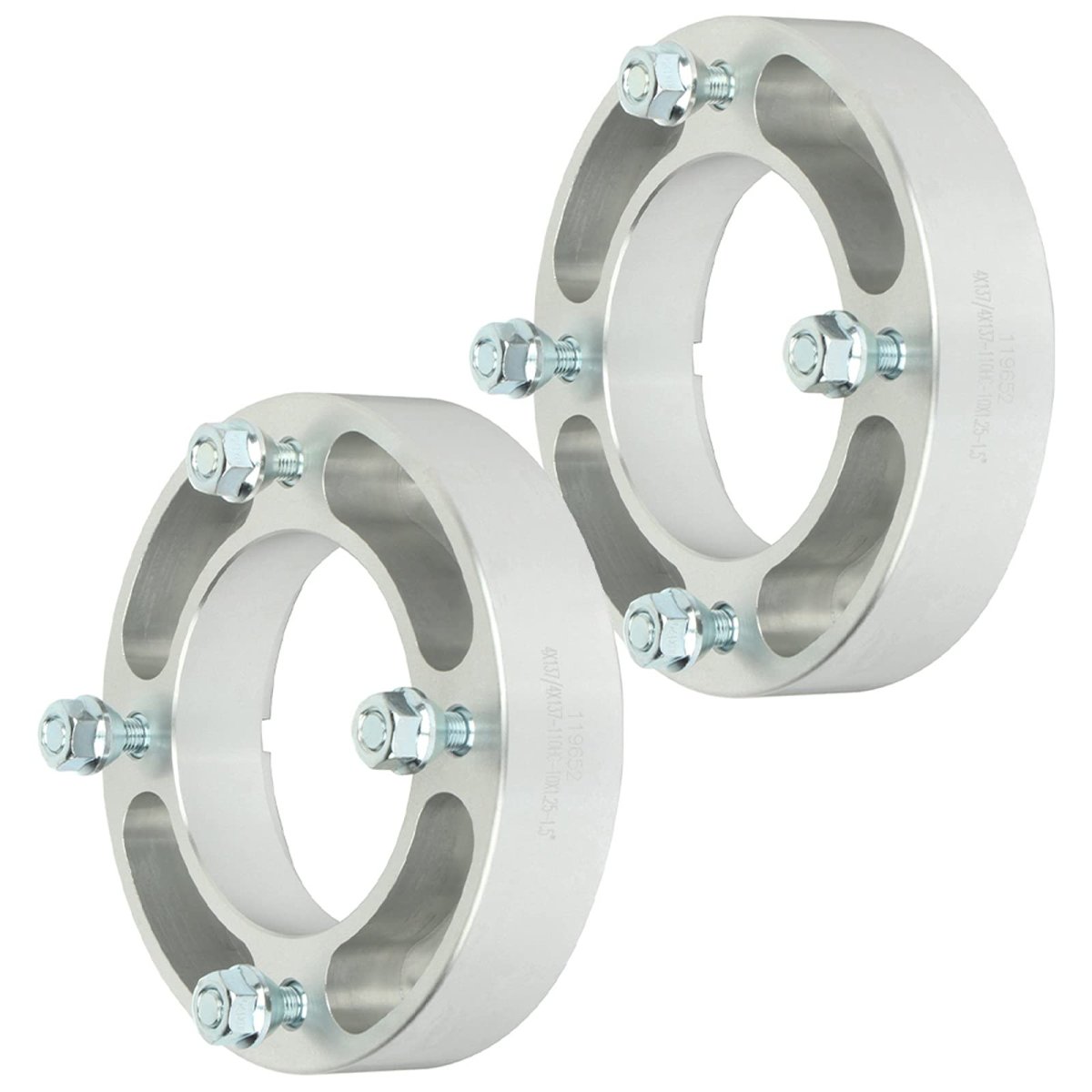 4x137 Wheel Spacers 1 5 In Thickness 110mm Bore For Can Am Commander 1000 Outlander Renegade And Kawasaki Forged 6061 T6