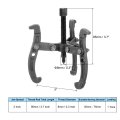 3 Inch 3-jaw Gear Puller Extractor Removal Tool With Reversible Jaws For Pulleys Bearings And Flywheel