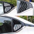 Xyhgm For Nissan Sentra 2020 2021 2022 2023 Exterior Accessories Sporty Car Rear Side Window Louvers Air Vent Scoop Shades