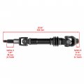 Caltric 2x Front Cv Axle For Polaris Ranger 570 2015 2016 2017