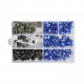 Topteng 198pcs Motorcycle Windshield Fairing Bolts Kit Fastener Clips Screws Windscreen Bodywork For Universal