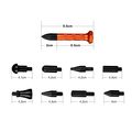 Hiyi Auto Body Tools Paintless Dent Repair Knockdown Metal Tap Down Pdr Lifte 9 Heads