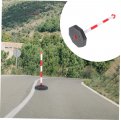 Cabilock Isolation Bollard Construction Lot Barrier Parking Traffic Safety Bollards Barricade Cone Delineator Post With Base