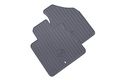 Gm Accessories 22890385 Front All-weather Floor Mats In Titanium With Deep Rib And Tri-shield Logo 
