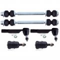 Ocpty New 6-piece Fit Ford Ltd Mustang Thunderbird For Mercury Capri Cougar 2 Front Lower Ball Joint Outer Tie Rod End