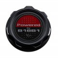 Vms Racing Black Oil Cap With Powered By B18b1 Emblem In Cnc Machined Billet Aluminum Compatible Honda Integra 92-01 1992-2001