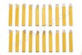 20pc 3 8 Carbide Tip Tipped Cutter Tool Bit Cutting Set For Metal Lathe Tooling 