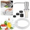 Built In Sink Soap Dispenser Or Lotion For Kitchen Stainless Steel Brass Brushed Nickel Bar With 47 Extension Tube Kit Us Ship 