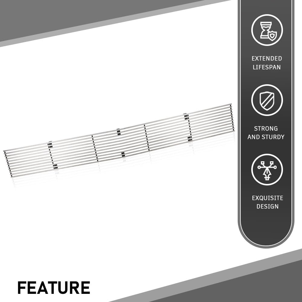 Upper Chrome Billet Grille Insert For Chevy Blazer 1991 1994 And S10 1993 Phantom Grill C85232a Silver Stainless Steel Front