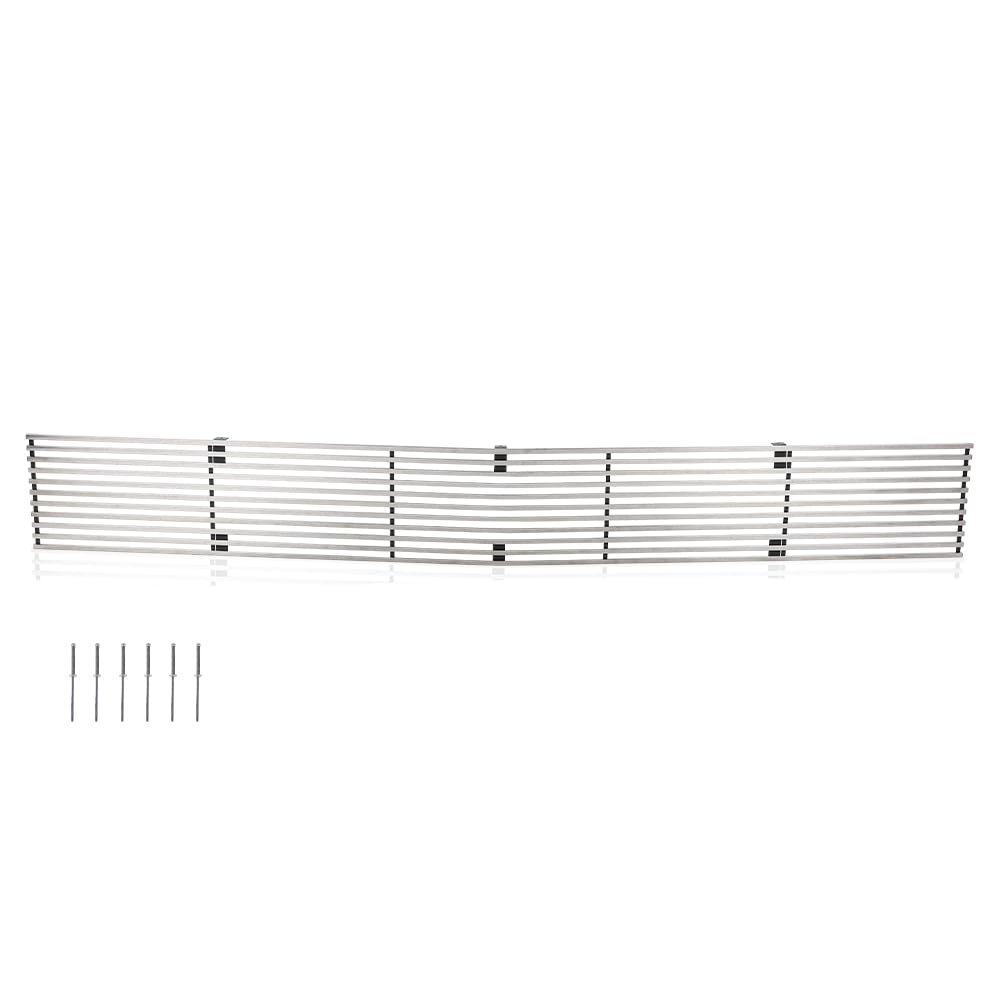 Upper Chrome Billet Grille Insert For Chevy Blazer 1991 1994 And S10 1993 Phantom Grill C85232a Silver Stainless Steel Front