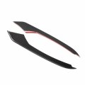 Car Front Fog Light Lamp Eyebrow Strips Trim Cover For Ford Mustang 2015-2018 Carbon Fiber