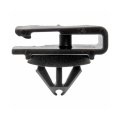 Molding Clips Plastic Black For 6509288aa 84 By 86 In Fastener Head Diameter 0 35 Hole Size 10 Pack 