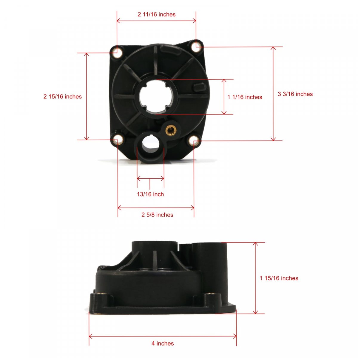 Water Pump Repair Kit For 1980 To 1985 Johnson And Evinrude 65hp 70hp 75hp Outboard Boat Engines With Large Gearcase Plastic