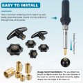100 Pcs Threaded Inserts With Soldering Iron Tip Press Tool M2 5 X 4mm H Od Brass Metric Knurled Nuts Heat Set Embedment Nut