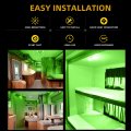 1156 Ba15s Led Bulb Green 18smd 5050 Chips For Rv Camper Suv Mpv Car Side Marker Reverse Brake Turn Signal Lights Pack Of 4 Dc