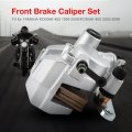 2pcs Front Brake Caliper Set Fit For 2003-2006 Kodiak 400 1999-2006 Kodiak 450