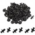 Uxcell 100 Pcs 8mm Hole Plastic Screw In Fastener Rivets Retainer Clips
