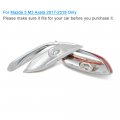 Kadore Auto Front Fog Light Lamp Cover Trim For Mazda 3 M3 Axela 2017-2018 Abs Chrome 2pcs Set