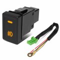 Auto Dynasty Front Dash Mount Fog Light Lamp Switch With Wiring Harness For Suzuki Grand Vitara Sx4 2006-2014 Matte Black 