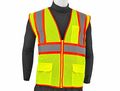 Jorestech Safety Vest Ansi Isea 107-2015 Class 2 Type R Two Tone Three Pockets 100 Polyester Mesh 2xl 3xl 