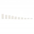 Nylon Standoff 150pcs Screw Spacer Round Mounting Hardware Fastener Set Kit White Industrial
