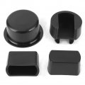 Car Rear Door Hinge Kit 4pcs Set Tailgate Pivot Bushing Insert 38641 Fit For Ford Ranger F150 F250 F450 F550 Black 