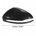 X Autohaux 1 Pair Rear View Mirror Housing Door Wing Covering Cap Overlay Carbon Fiber Pattern For Mercedes Benz Amg 2015-2019