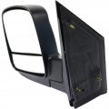 Driver Side Door Mirror For Gmc Savana 2500 2008 To 2018 Manual Folding Textured Black Replacement 20838065 Gm1320395