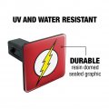 The Flash Lightning Bolt Logo Tow Trailer Hitch Cover Plug Insert