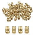 30pcs M6 Threaded Inserts Brass Heat Set Insert M6x12mm Od 8mm Knurled Nuts 3d Printing Female 