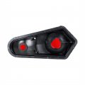 Wflnhb Rear Tail Lights Brake Lamps Cover Replacement For Polaris Ace 2015-2019