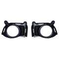 Fog Light Bezel Bracket Pair For Toyota Highlander 2014 2015 2016 Front Driver And Passenger Side Textured Black To1038178 