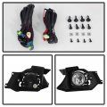 Acanii For 2012-2014 Honda Crv Cr-v Bumper Fog Lights Driving Lamps W Switch Assembly Driver Passenger Side