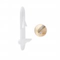Uxcell Plastic Shelf Support Pegs 50pcs 7mm Locking Pins Cabinet Clips Bracket Peg For Kitchen Furniture Book Shelves Supplies