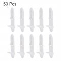 Uxcell Plastic Shelf Support Pegs 50pcs 7mm Locking Pins Cabinet Clips Bracket Peg For Kitchen Furniture Book Shelves Supplies