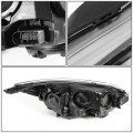 Auto Dynasty Chrome Housing Amber Corner Headlight Head Lamps Tool Kit Compatible With Ford Focus 12-14