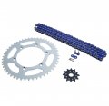 Suzuki Rm125 Blue Non O Ring Chain And Sprocket Silver 12 50 114l